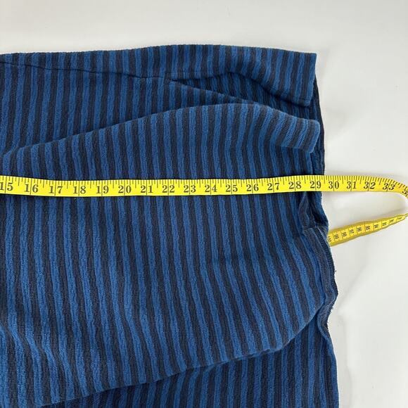 J Jill Sweater Womens XL Blue Striped Knit Boxy Buttons Casual Lagenlook Long - Picture 10 of 11